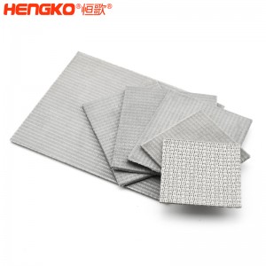 源頭廠家供應燒結網濾芯金屬濾芯濾板過濾精度均勻，應用于雜質分離過濾