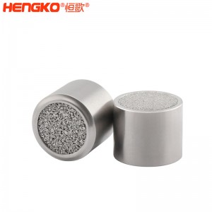 廠家定制0.2-90微米多孔金屬氣體傳感器防爆外殼,隔火焰耐腐蝕316L不銹鋼防爆片