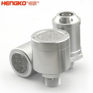 恒歌定制孔徑0.2-120μm不銹鋼氣體傳感器防爆外殼，耐腐蝕防水金屬過濾器
