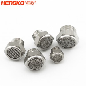 專業(yè)定制燒結(jié)不銹鋼平頭錐形消聲器工業(yè)除塵消音降噪氣動(dòng)元件,應(yīng)用于鼓風(fēng)機(jī)