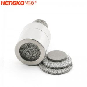 氣體探測器探頭防爆片耐高溫透氣性好，工業(yè)316L不銹鋼傳感器隔火焰隔爆片可定制