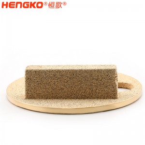 工廠批發(fā)高機(jī)械強(qiáng)度 3-90微米黃銅青銅粉末燒結(jié)過(guò)濾器 用于工業(yè)和化工