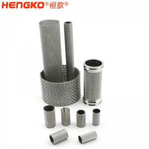 廠家生產(chǎn)滲透性好不銹鋼多孔多層網(wǎng)燒結(jié)濾芯過(guò)濾器