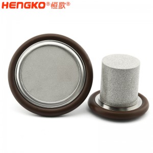 DF系列擴散器專用濾器_316L真空法蘭過濾器_工藝氣體過濾器