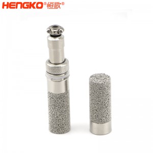 廠家定制溫濕度傳感器不銹鋼外殼_IP65級(jí)防水防塵耐腐蝕探頭殼體應(yīng)用于農(nóng)田
