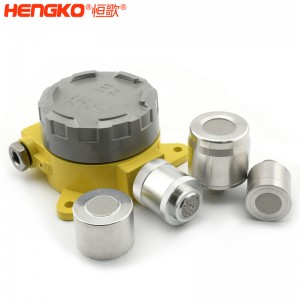 多孔金屬不銹鋼一氧化碳?xì)怏w檢測(cè)儀外殼_防爆精密多孔易燃?xì)怏w探測(cè)器用