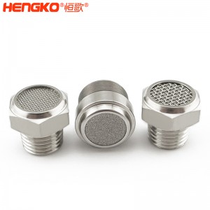 專業(yè)定制燒結(jié)不銹鋼平頭錐形消聲器工業(yè)除塵消音降噪氣動(dòng)元件,應(yīng)用于鼓風(fēng)機(jī)