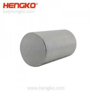 工廠定制耐高溫燒結(jié)多孔不銹鋼304 316 316L絲網(wǎng)筒式高效過濾器