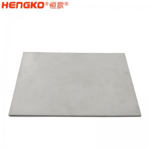 廠家定制微米多孔燒結(jié)316L不銹鋼金屬過濾板易清洗