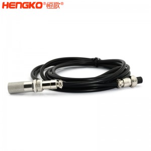 4-20mA數字RHT芯片溫濕度傳感器探頭316L不銹鋼外殼響應快，衛生醫療系統用