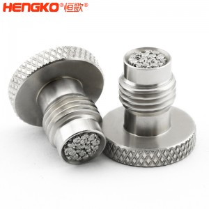 廠家定制有創(chuàng)呼吸機(jī)氣源入口醫(yī)療級(jí)316L不銹鋼過濾器濾芯防塵透氣耐腐蝕,用于呼吸機(jī)