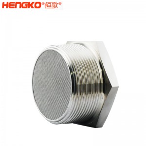 恒歌不銹鋼絲網濾芯燒結網消聲器消音器耐熱排氣均勻，應用于排風管消音